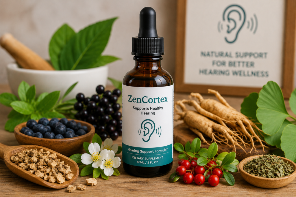 Natural ingredients used in ZenCortex supplement